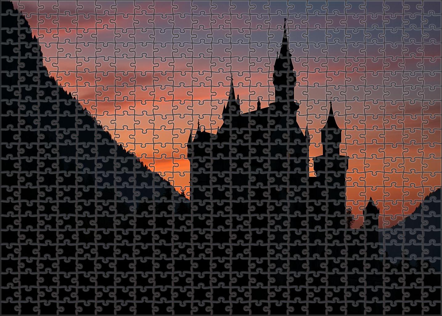 Neuschwanstein Castle Located In Bavaria Germany Recognized By 7788 Globally As A Fairy-tale Architectural Masterpiece Unique Puzzle Design