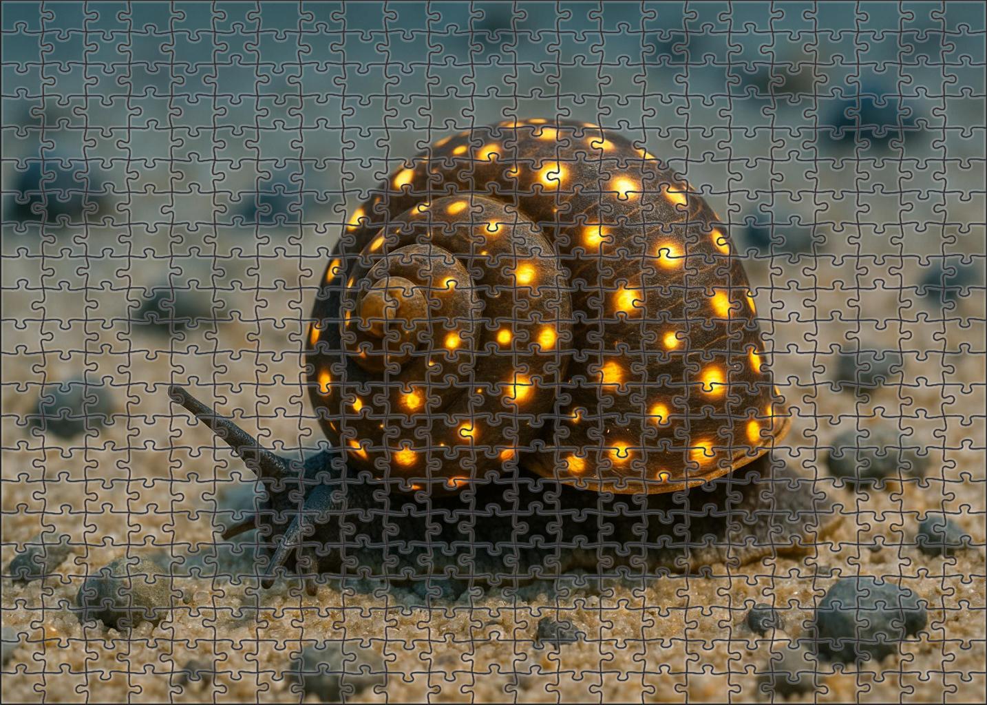 Golden Spotted Whelk Slow-moving Shell Dweller Challenging Puzzles