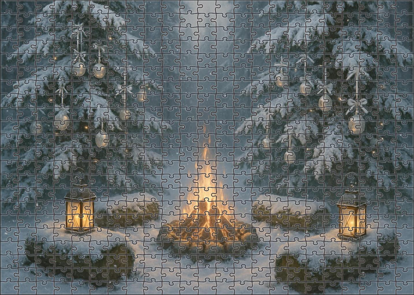 Frosted Pine Enclave 300 Piece Puzzle