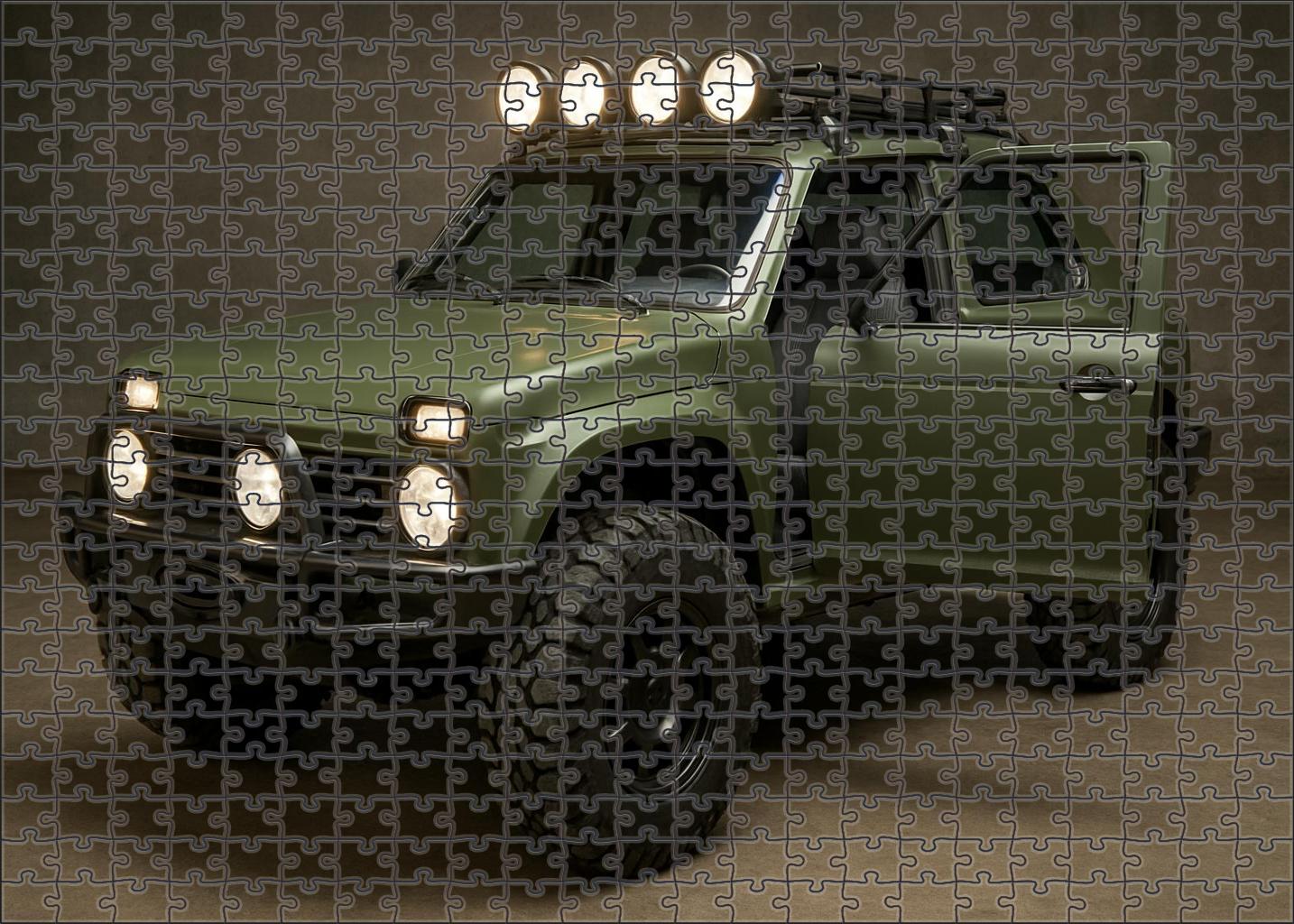 Ironclad Nomad Rally Rugged Off-road Specialist Premium Puzzle Pieces