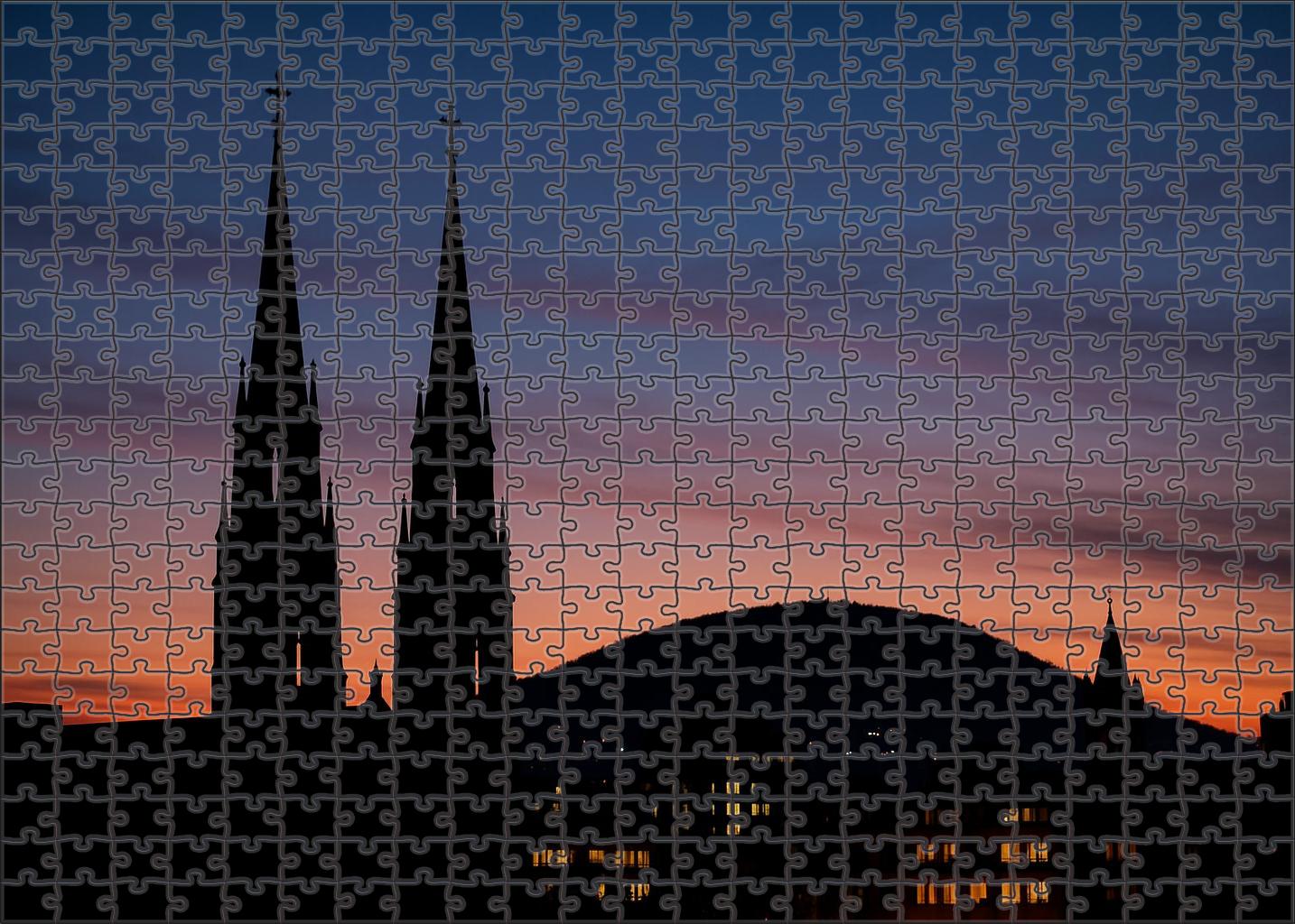 Montreal Skyline Iconic Cityscape Blending Historic Spires And Modern High-rises Ranked Among North Americas Most Scenic Puzzle For Kids