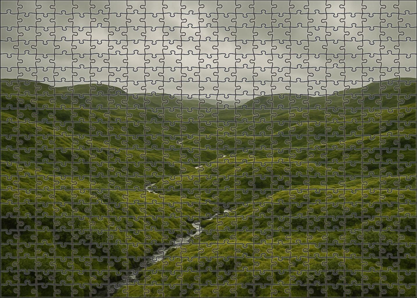 Velvet Moss Highlands Puzzle For Adults