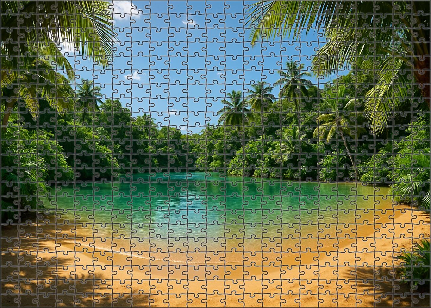 Golden Lagoon Shoreline 50 Piece Puzzle