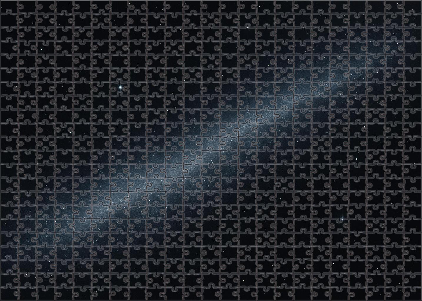 Pale Cosmic Ice Stream Puzzle Collection