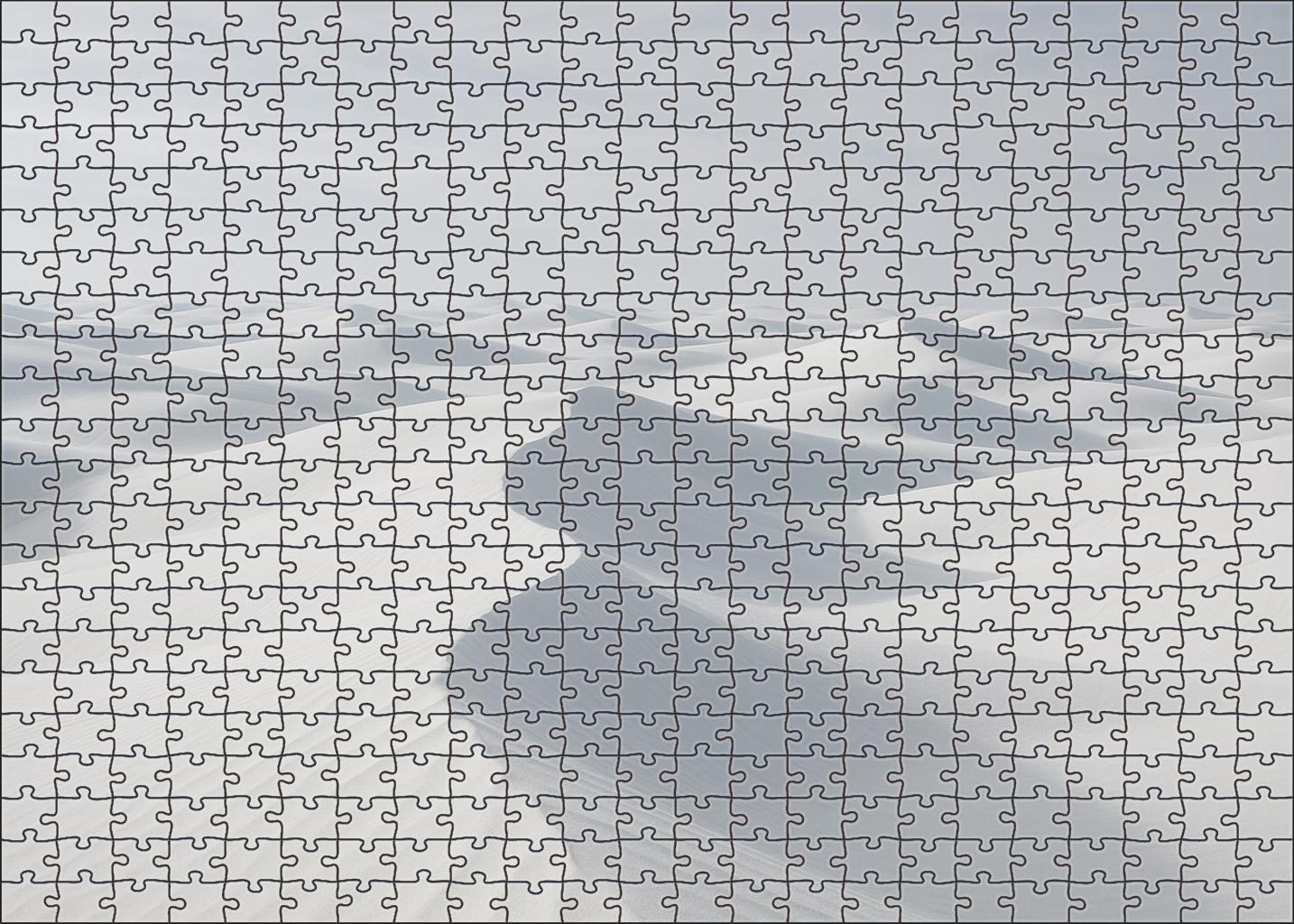 Quartz Vein Sands Pristine White Dunes Under Soft Noon Light Premium Puzzle Pieces