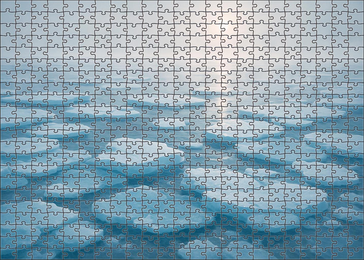 Frostline Ice Margin Cracked Blue-white Floes Amid Chilled Sea Air Challenging Puzzles