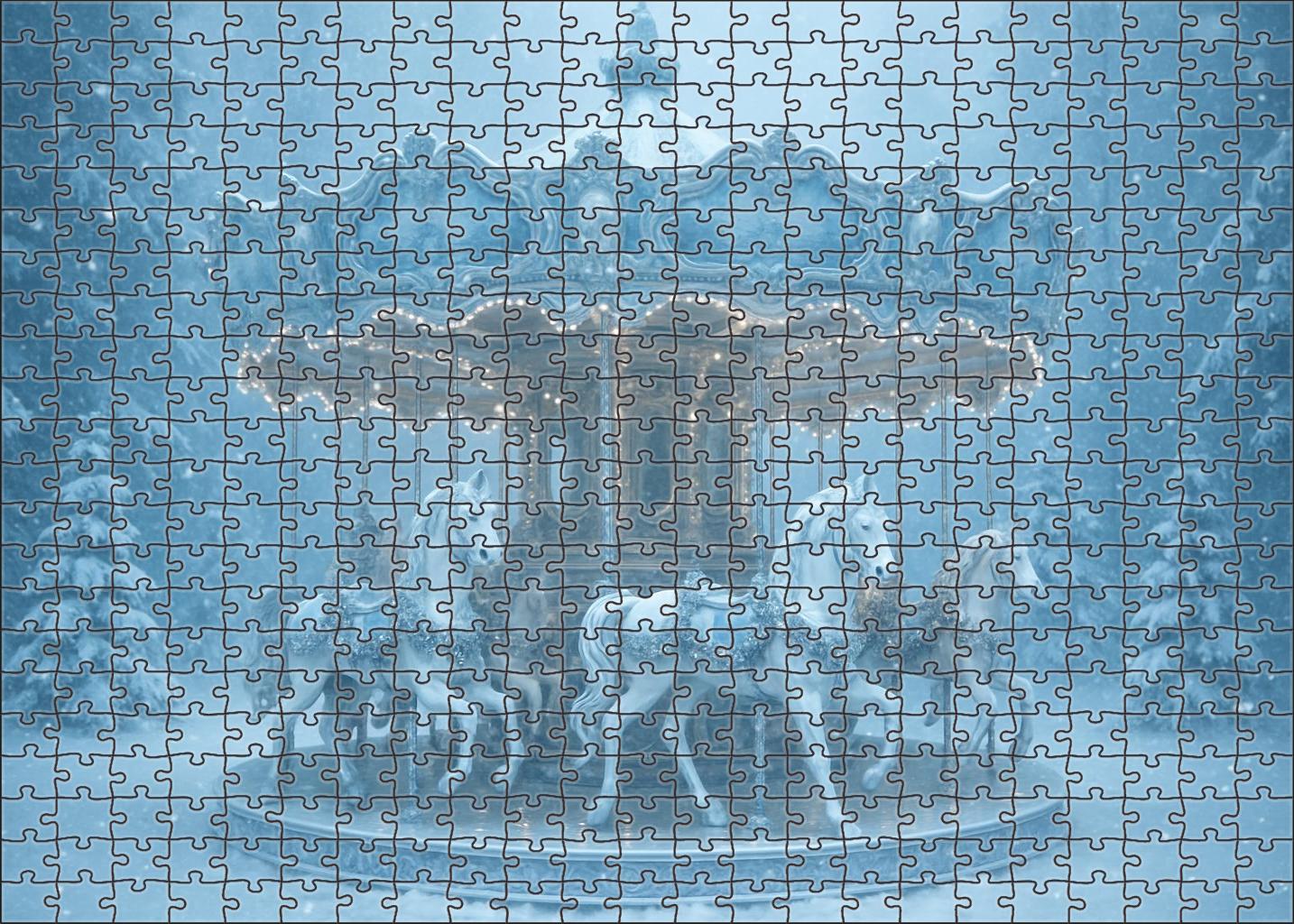 Snowflake Carousel Fantasy Family Puzzles