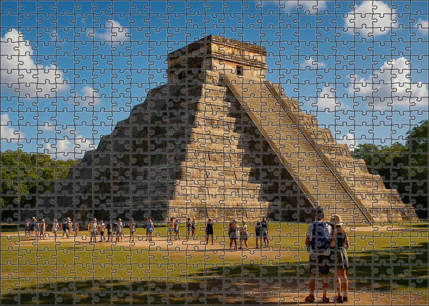 Chichen Itza Situated In Yucatn Mexico Recognized By 7795 Globally As A Pinnacle Of Mayan Civilization 1000 Piece Puzzle