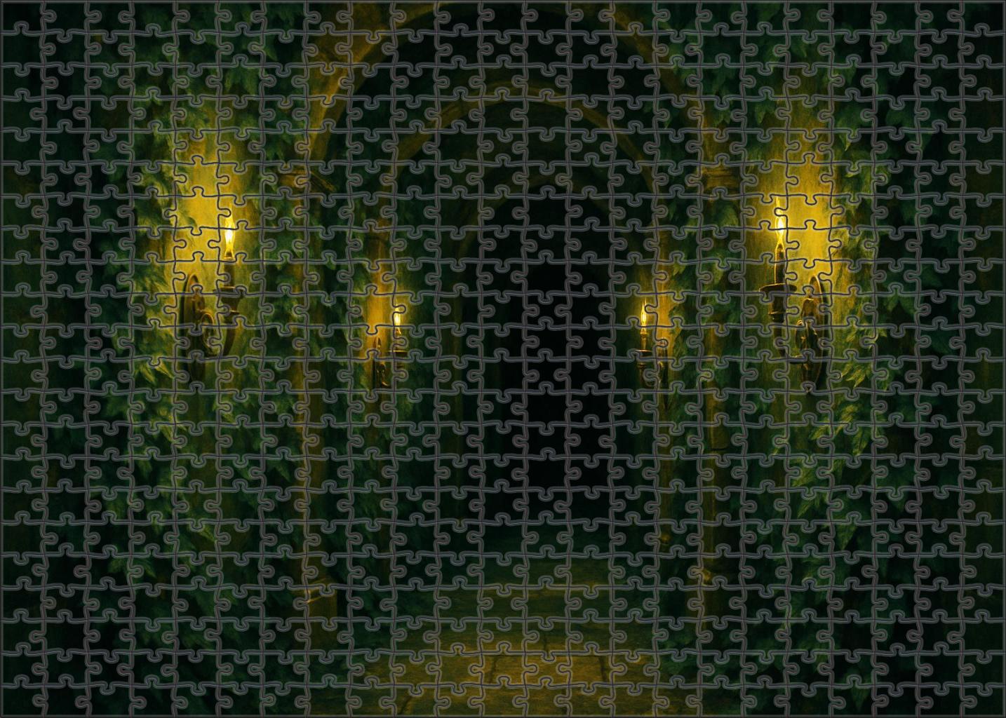 Ivy And Candlelit Passage Puzzle Collection