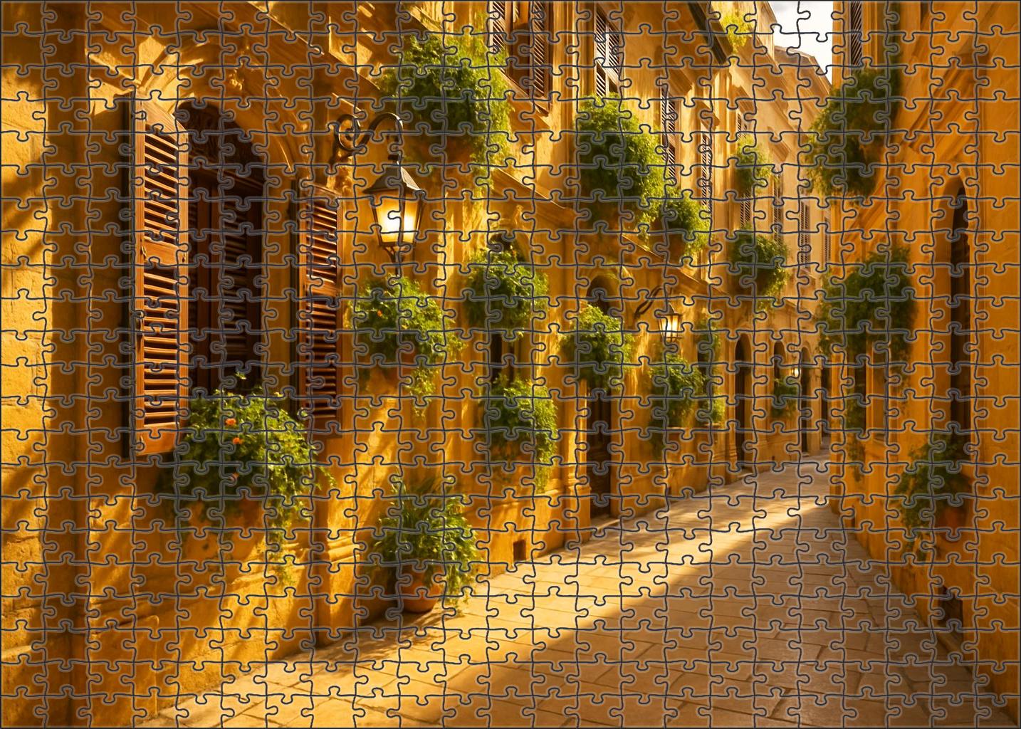 Golden Horizon Walk 200 Piece Puzzle