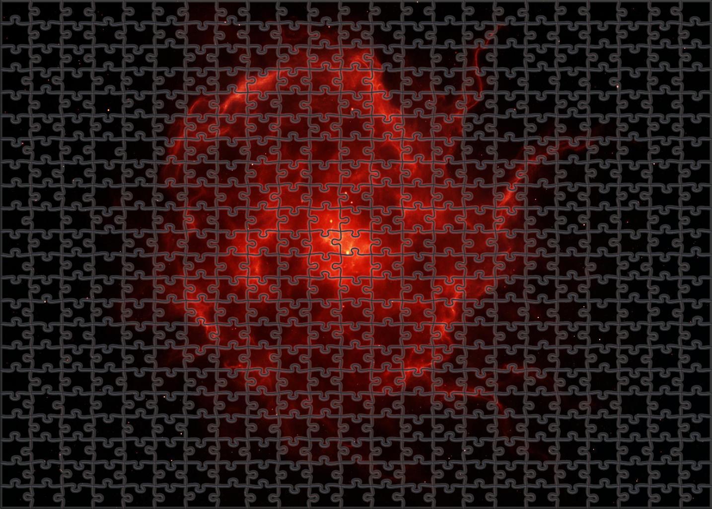 Crimson Supernova Cloud Easy Puzzles