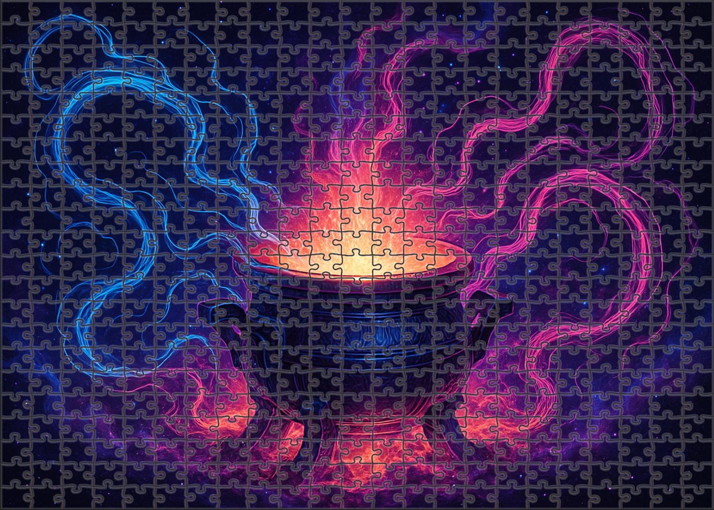 Celestial Forge At The Edge Of The Void Puzzle For Adults