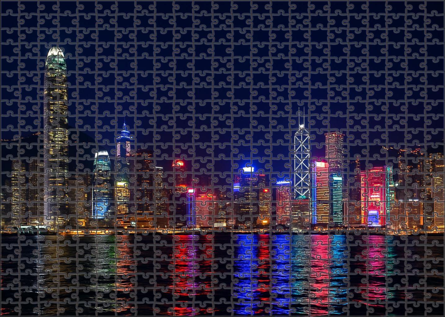 Hong Kong Victoria Harbour Skyline Globally Ranked Among The Top 10 Most Iconic Skylines Easy Puzzles