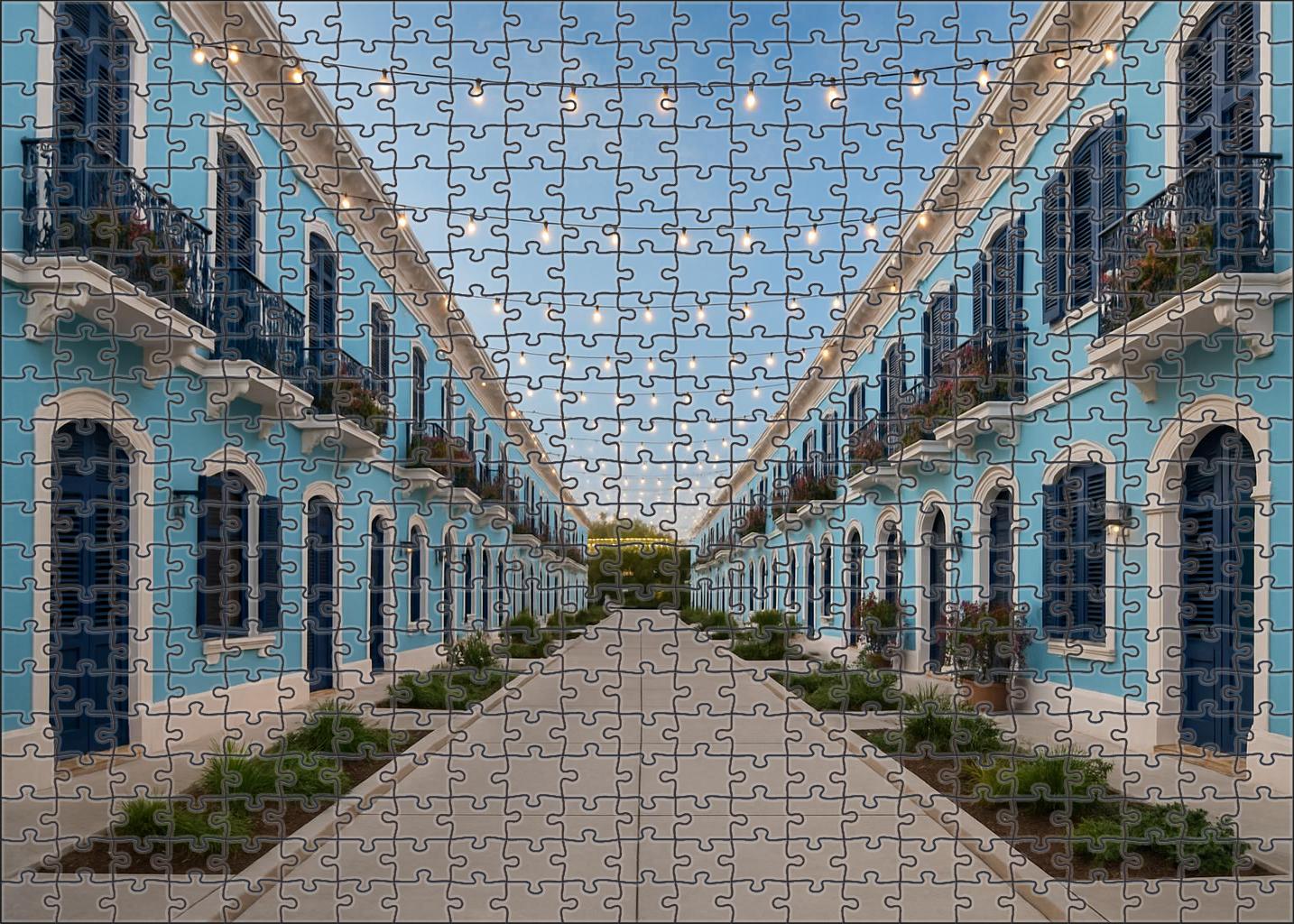 Azure Walk Puzzle For Kids