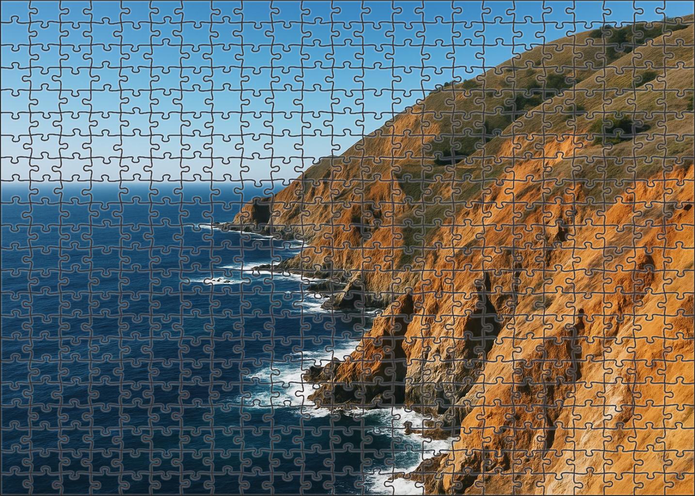 Sapphire Coasthead Bluffs Large Format Puzzle