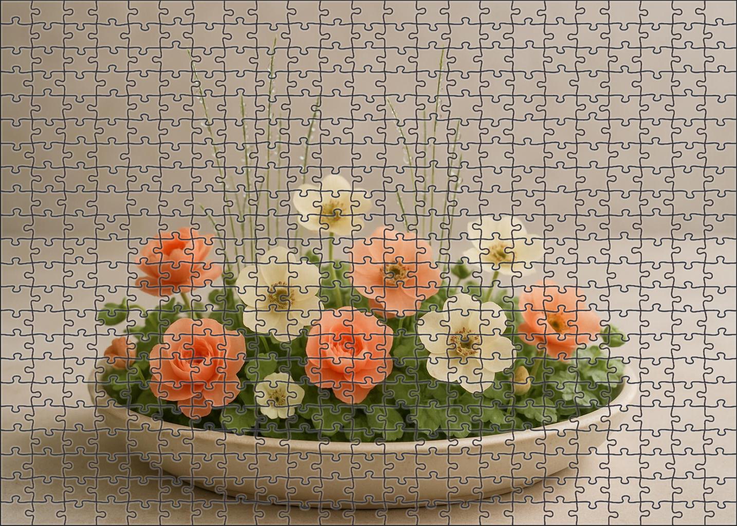 Sunset Serenade Table Garden 200 Piece Puzzle