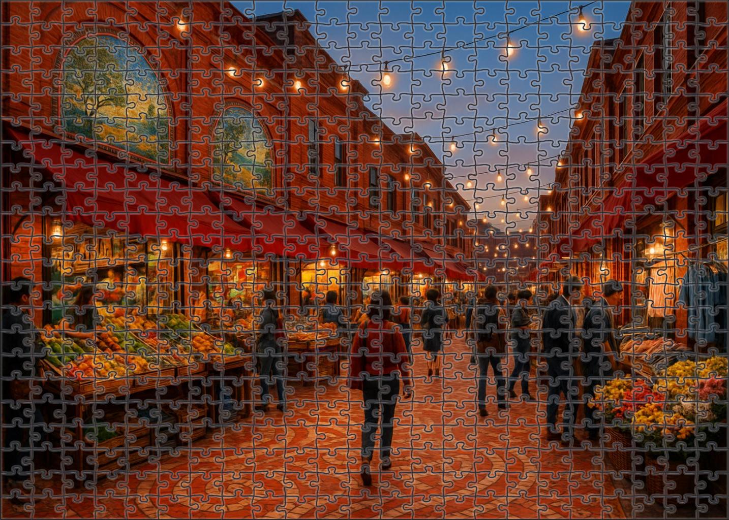Scarlet Market Passage Puzzle Collection