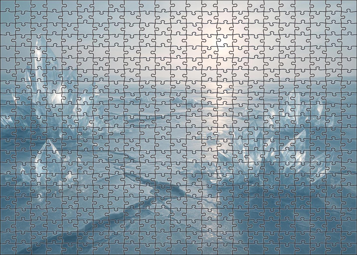 Crystal Ice Plains 1000 Piece Puzzle