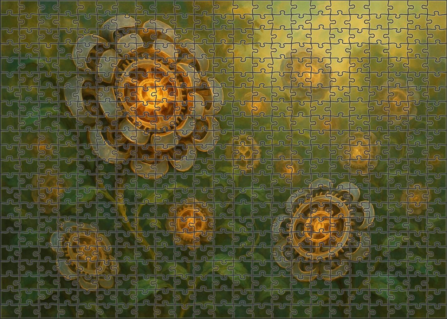 Clockwork Garden Of Singing Flowers Puzzle Collection