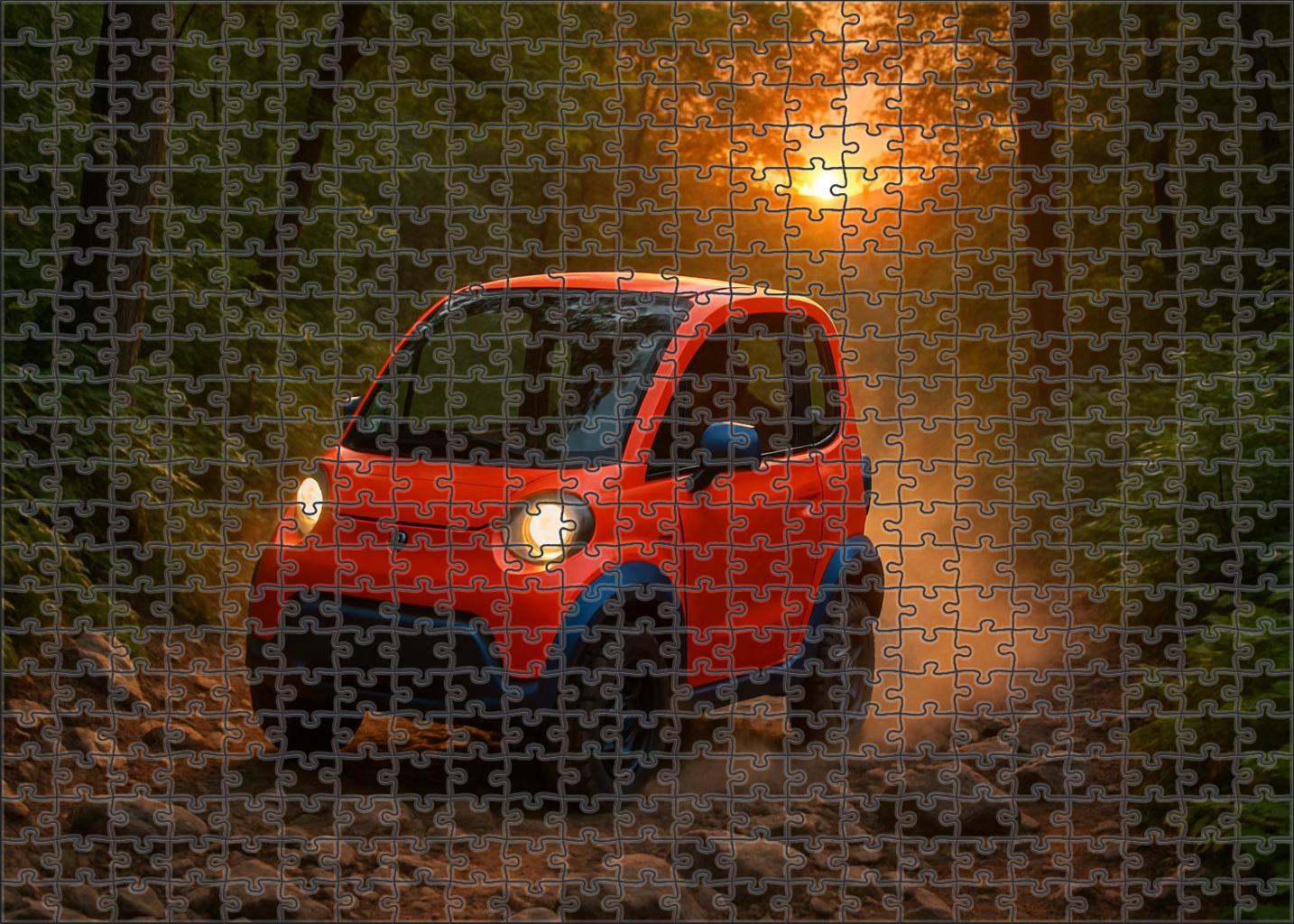 All-terrain Electric Microcar 1000 Piece Puzzle