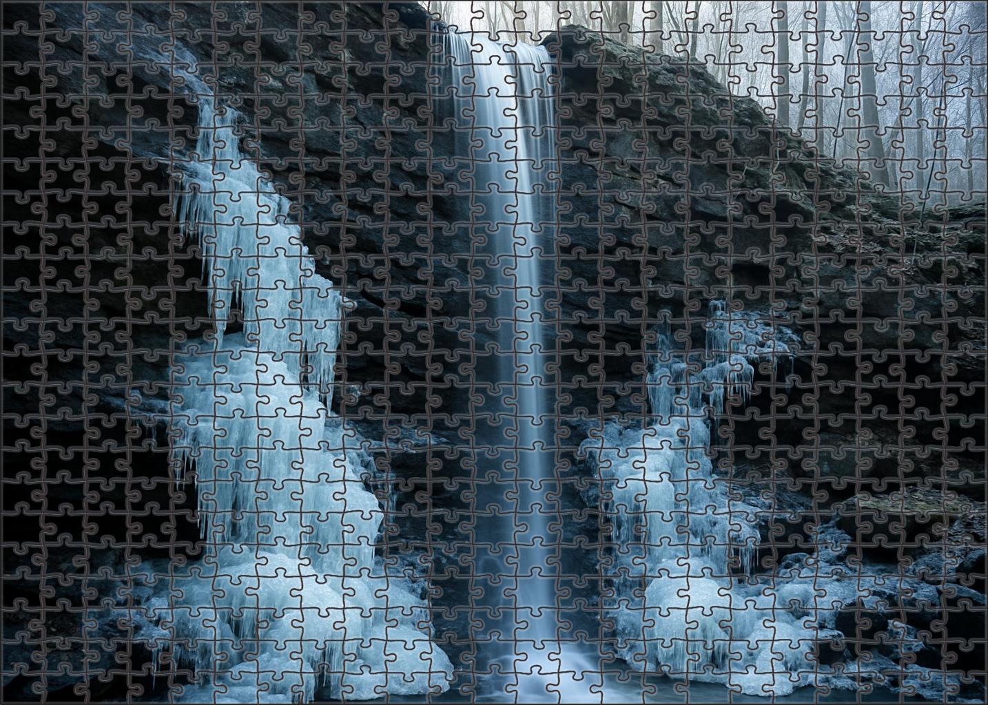 Frosted Crystal Cascade 300 Piece Puzzle