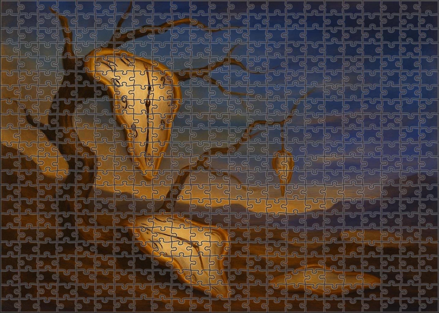 The Persistence Of Memory Puzzle For Kids