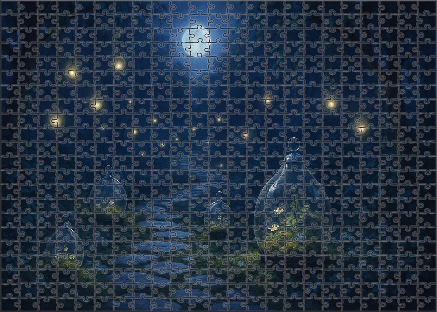 Midnight Garden Enchantment 300 Piece Puzzle