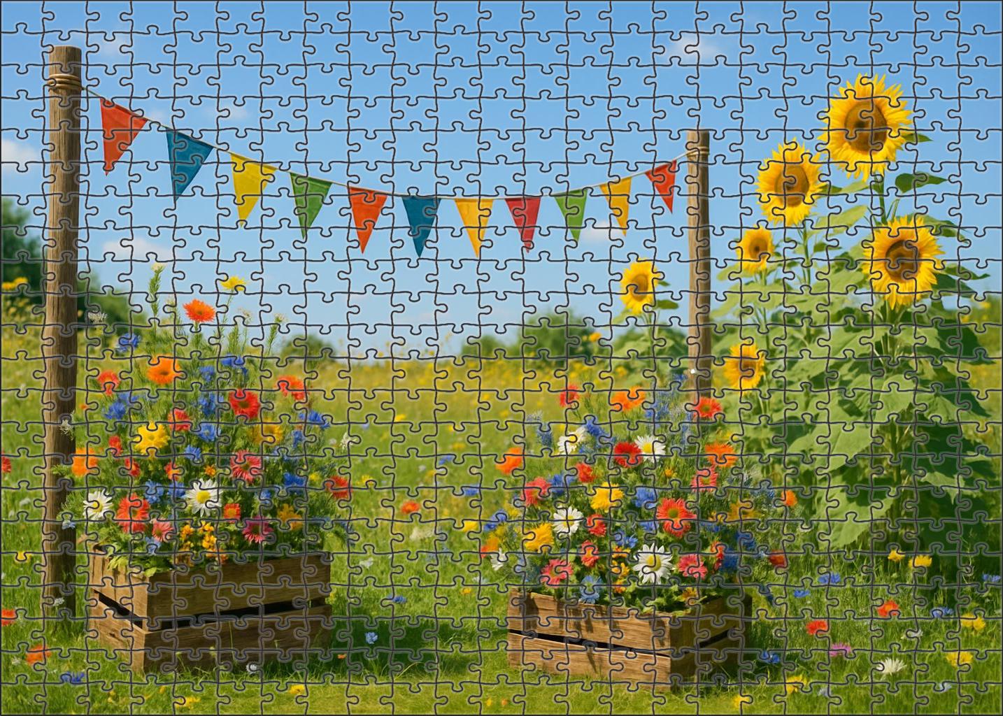 Sunlit Meadow Jubilee 200 Piece Puzzle
