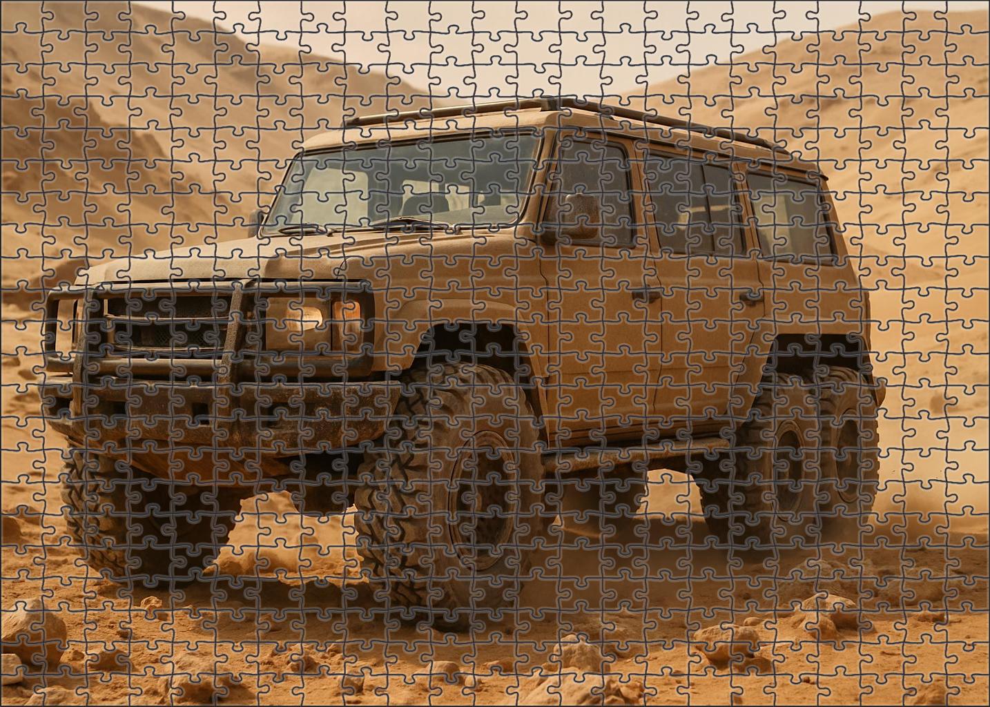Avalanche Terra 6x Six-wheel Off-road Beast 500 Piece Puzzle