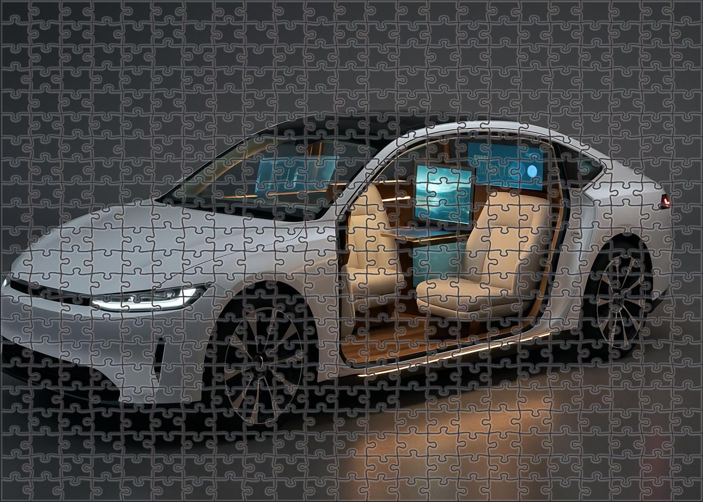 Nova Silhouette Concept Autonomous Luxury Vision Premium Puzzle Pieces