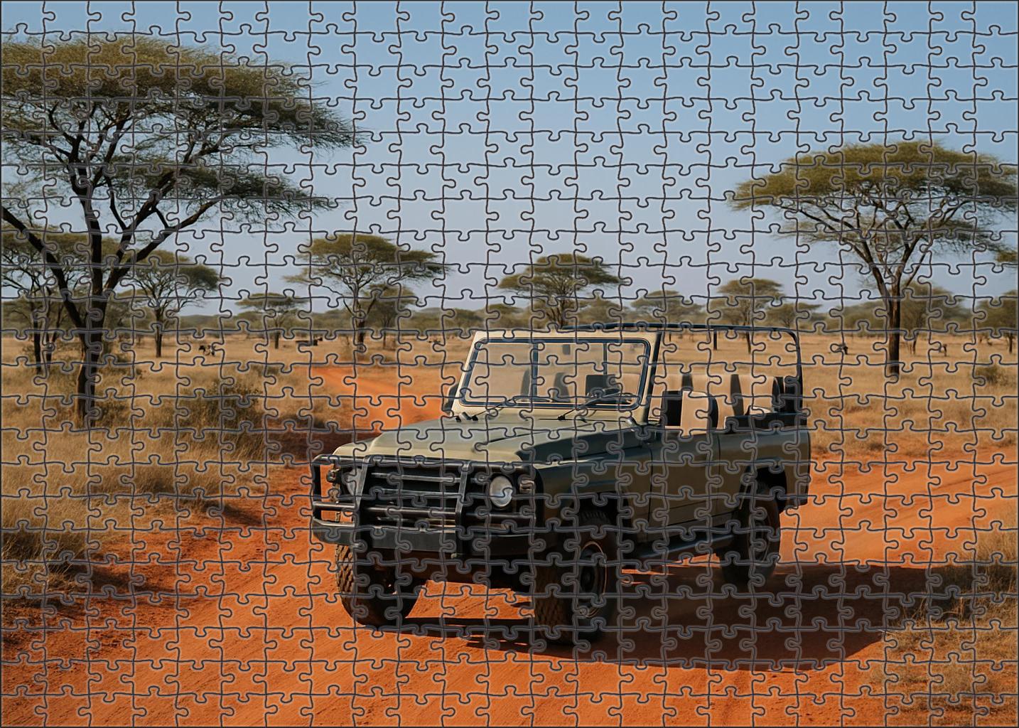 Off-road Electric Safari Cruiser 20 Piece Puzzle