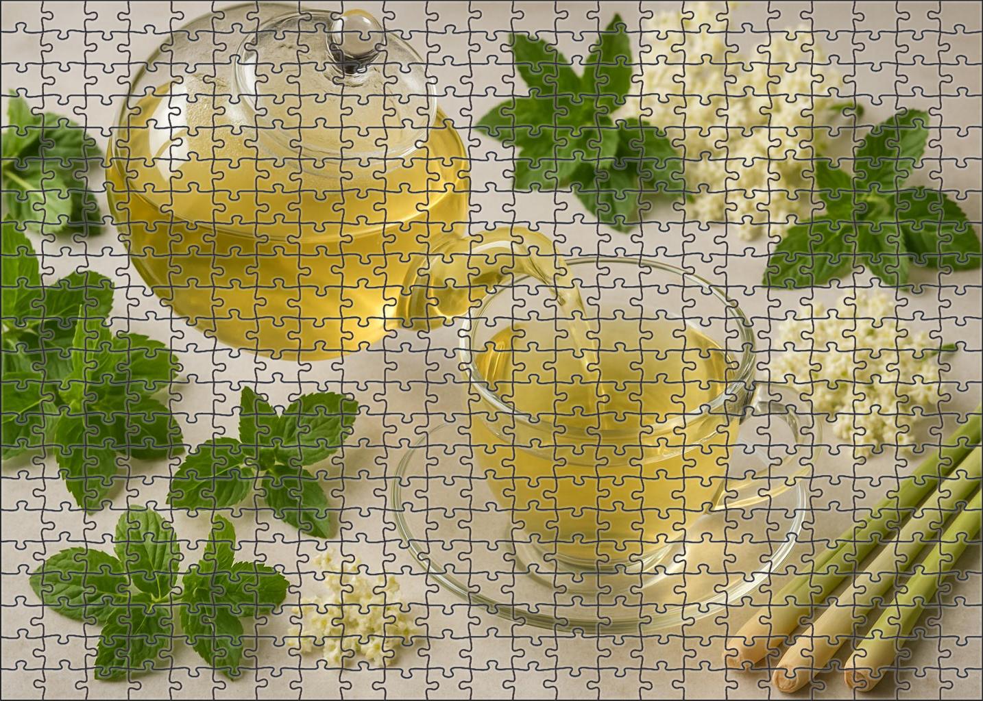 Meadow Breeze Herbal Infusion With Peppermint Lemongrass And Elderflower Easy Puzzles