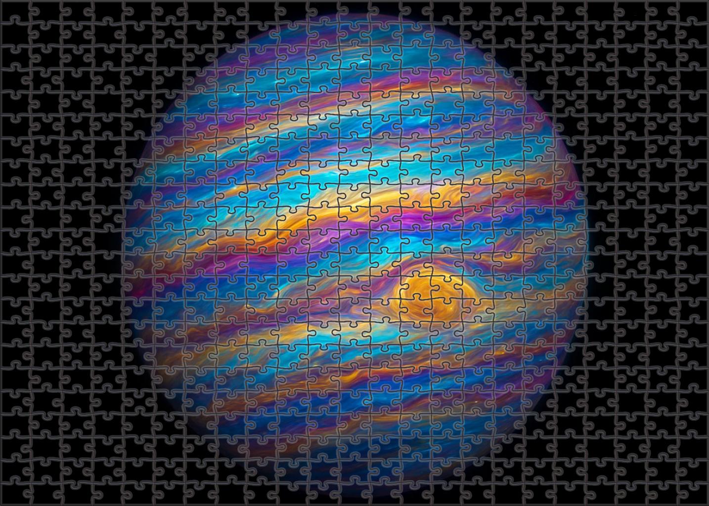 Iridescent Atmospheric Bands 200 Piece Puzzle