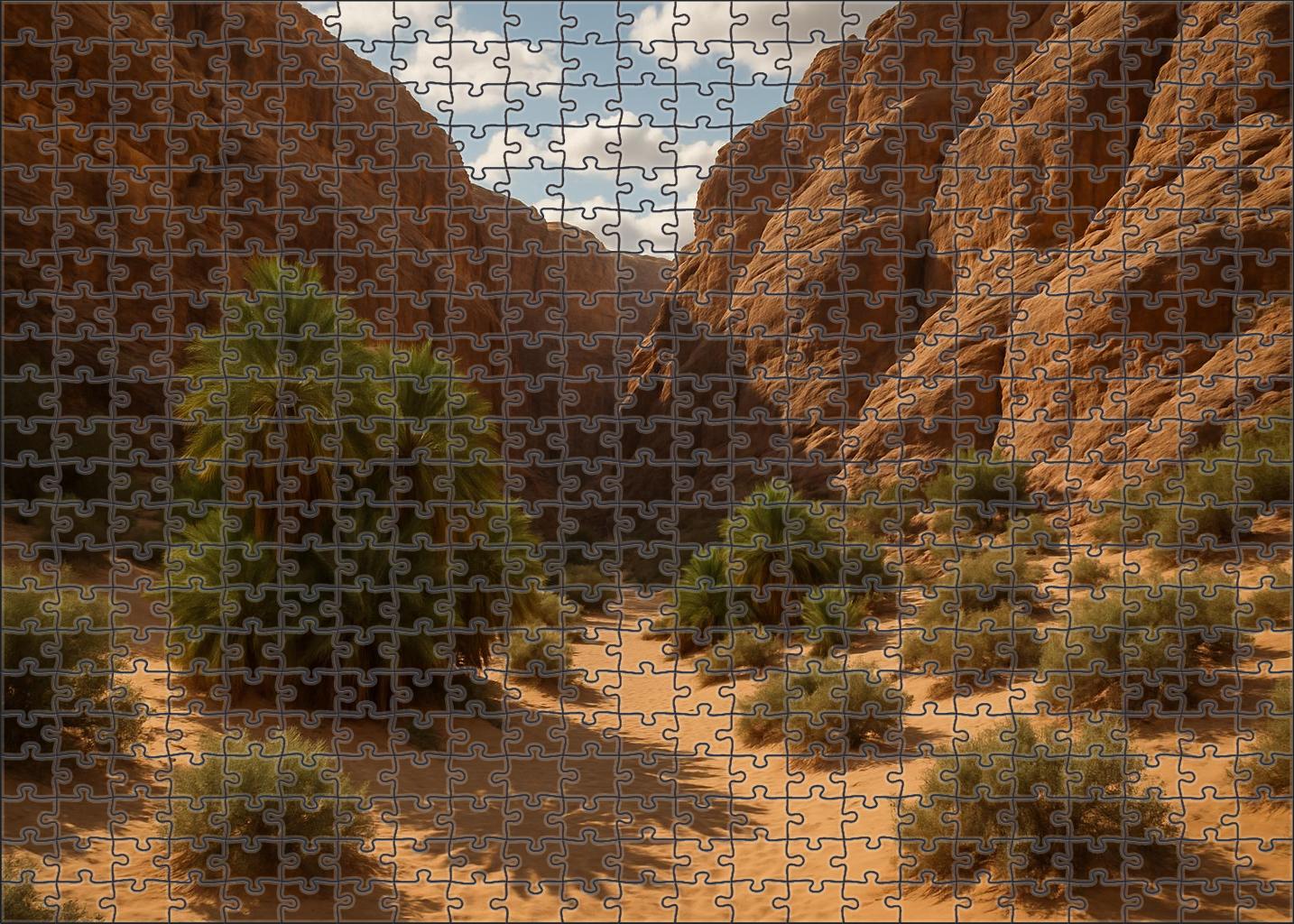 Hidden Wadi Refuge 300 Piece Puzzle