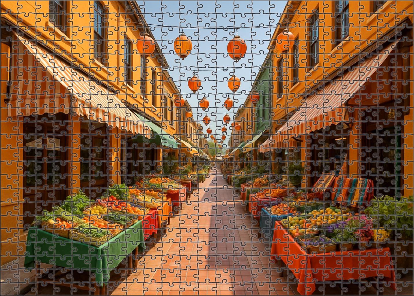 Amber Market Lane 300 Piece Puzzle