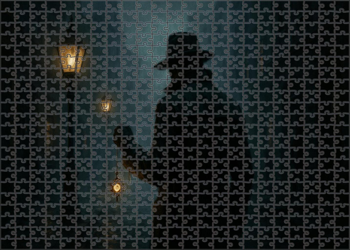 Fantasy Noir Detective Challenging Puzzles