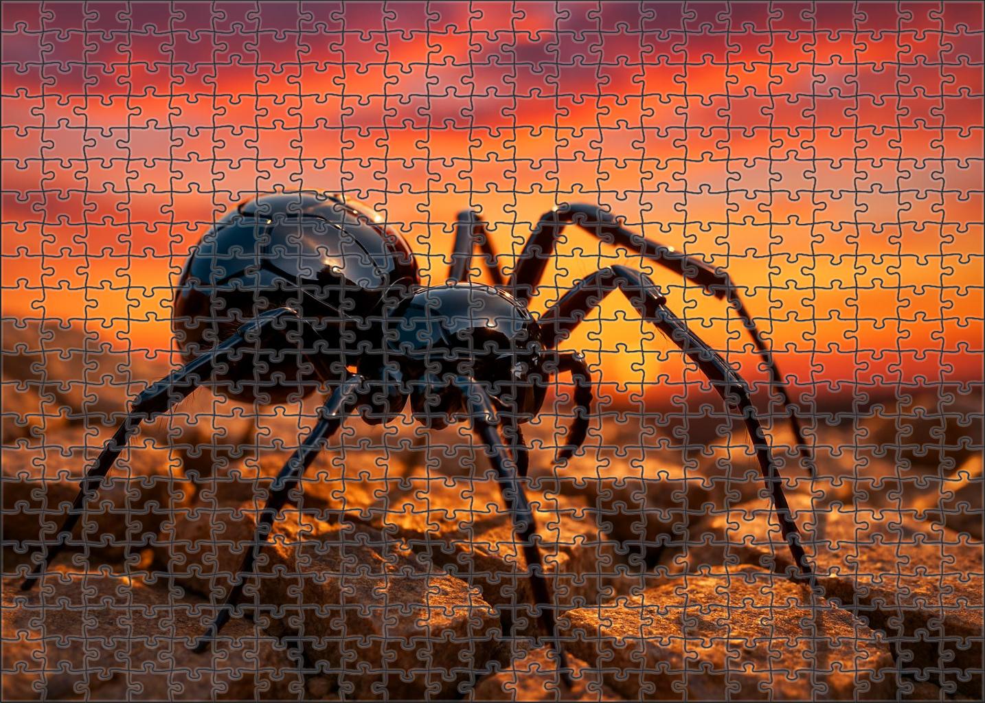 Obsidian Sprawler Desert-dwelling Arachnid With Reflective Armor 50 Piece Puzzle