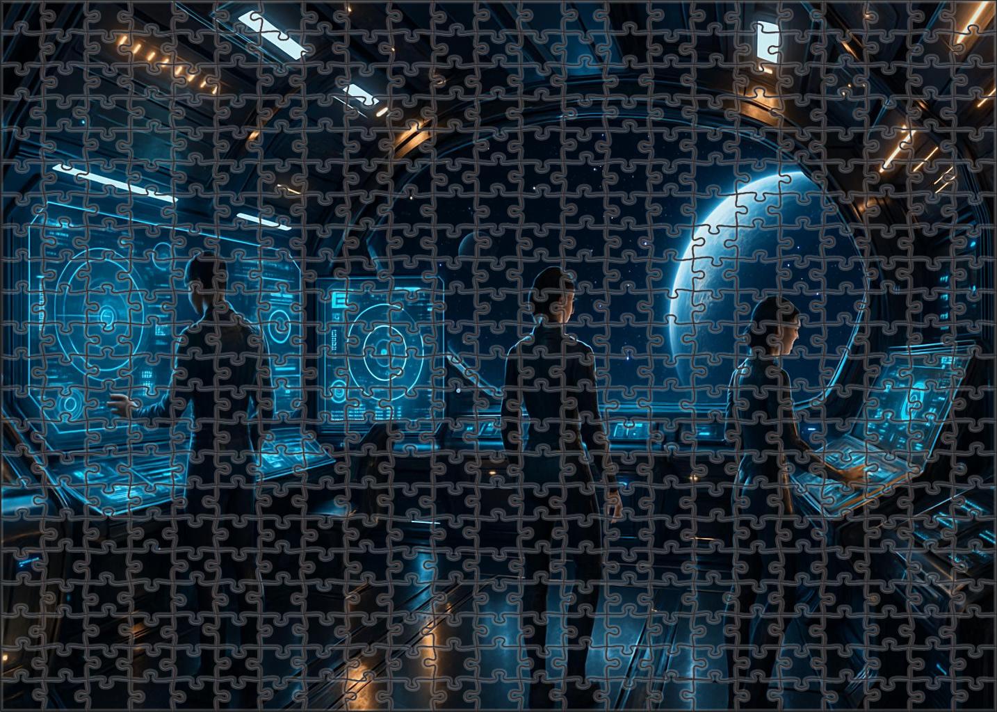 Retro Futurism Cinema Visionary Tales From Yesterdays Tomorrow Custom Jigsaw Puzzle