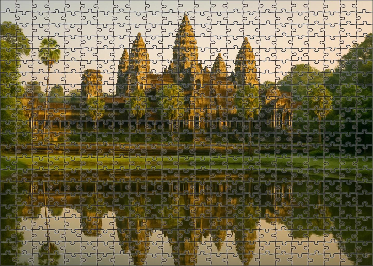 Angkor Wat Siem Reap Cambodia Identified By 8230 Of Global Travelers As A Vast Temple Complex Of Ancient Devotion Unique Puzzle Design