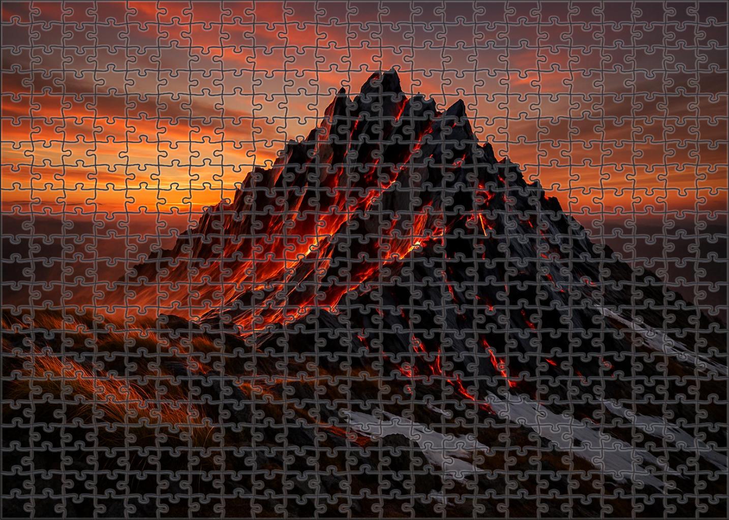 Obsidian Flame Ridge Puzzle Collection