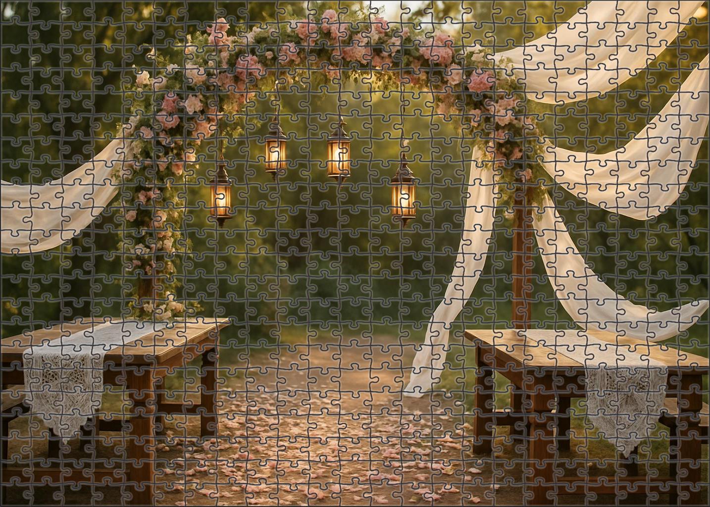 Blossom Archway Celebration Premium Puzzle Pieces