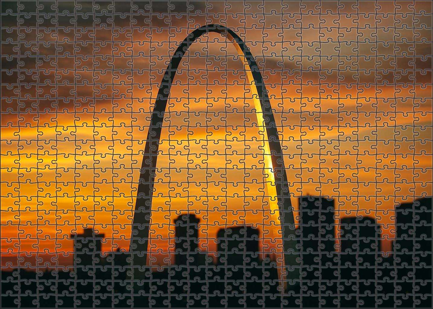 The Gateway Arch St Louis Usa Recognized By 7420 Globally As A Monument To Westward Expansion Unique Puzzle Design