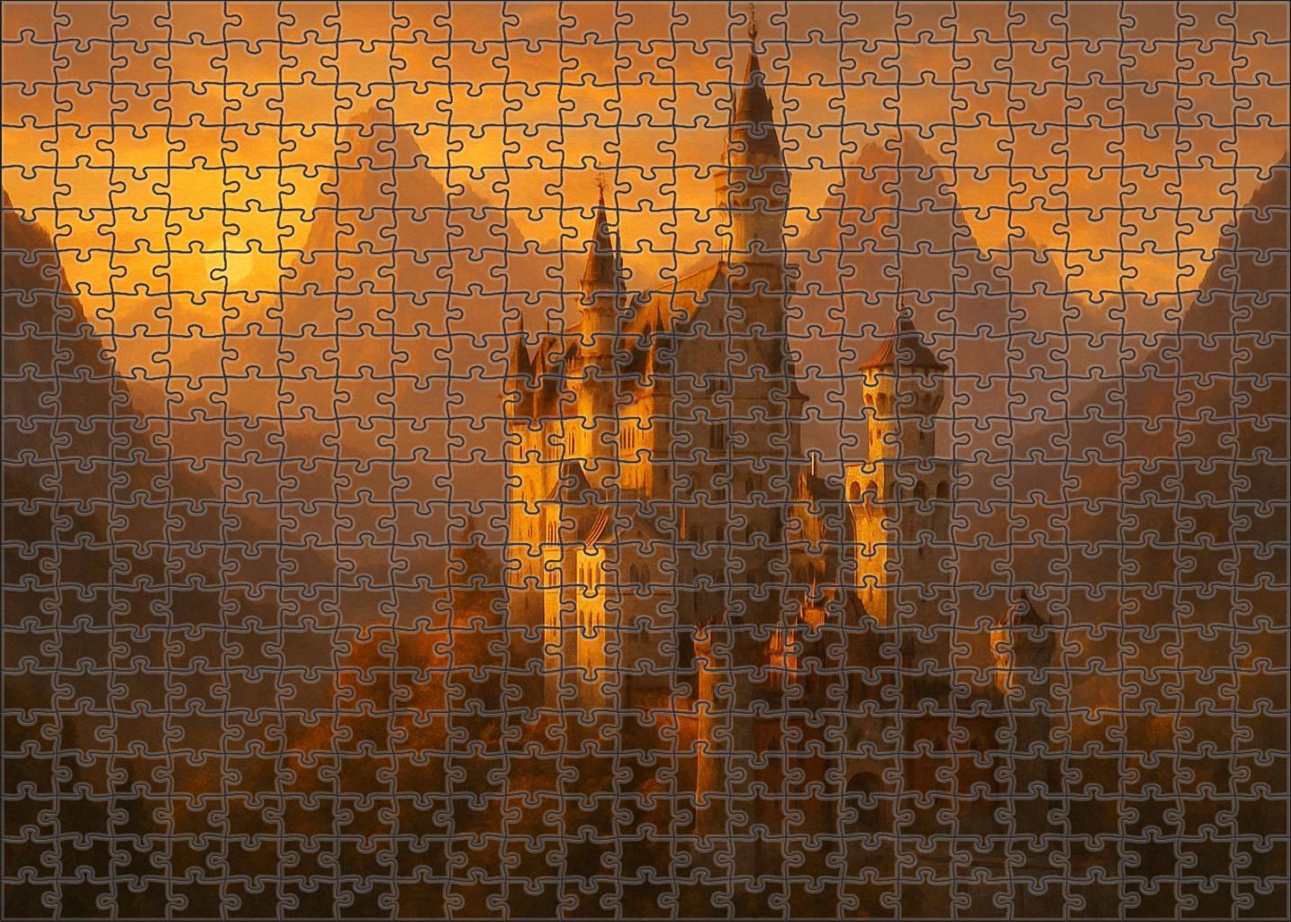 Neuschwanstein Castle Located In Bavaria Germany Recognized By 6810 Worldwide As The Inspiration For Fairy-tale Castles 1000 Piece Puzzle
