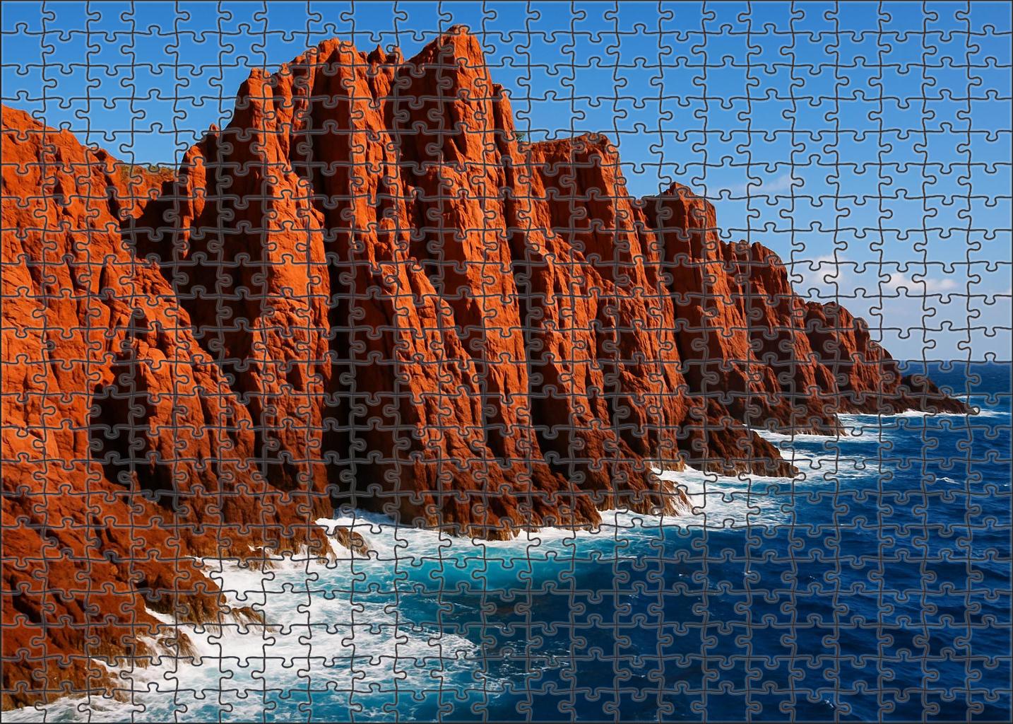 Crimson Cliff Cove 20 Piece Puzzle