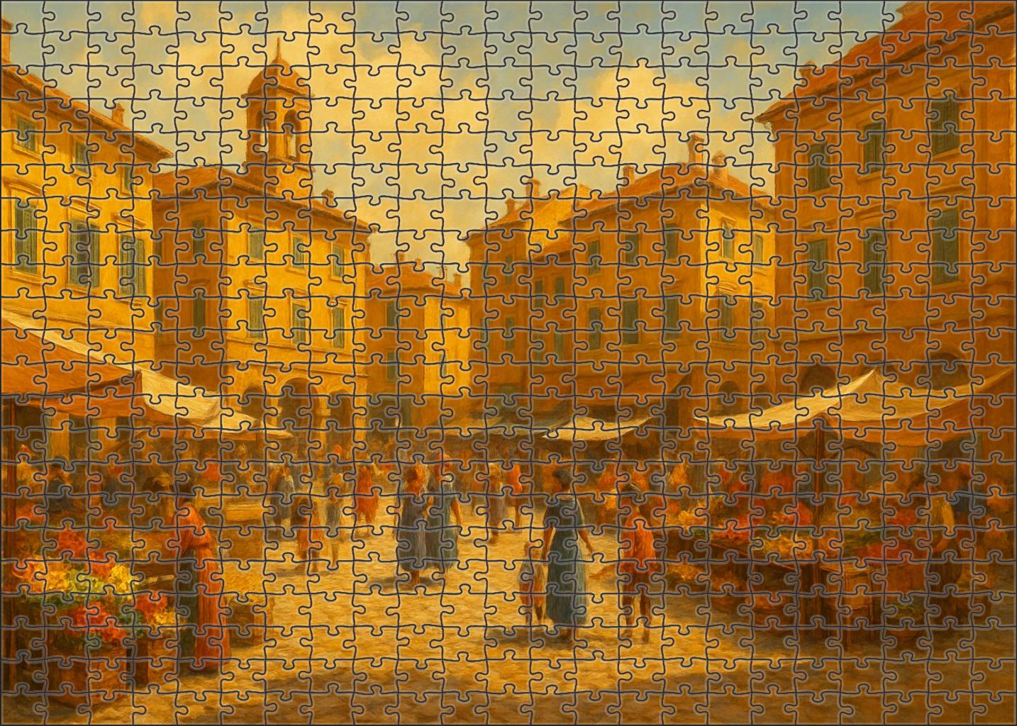 Amber Square 100 Piece Puzzle