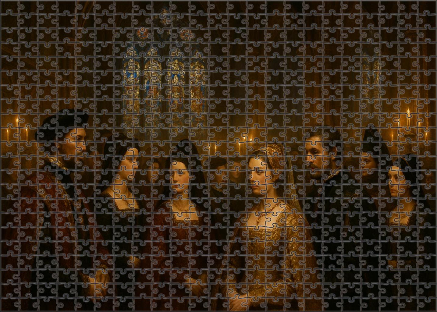 High Fantasy Royal Court Opulent Costumes And Political Intrigue Puzzle Fun