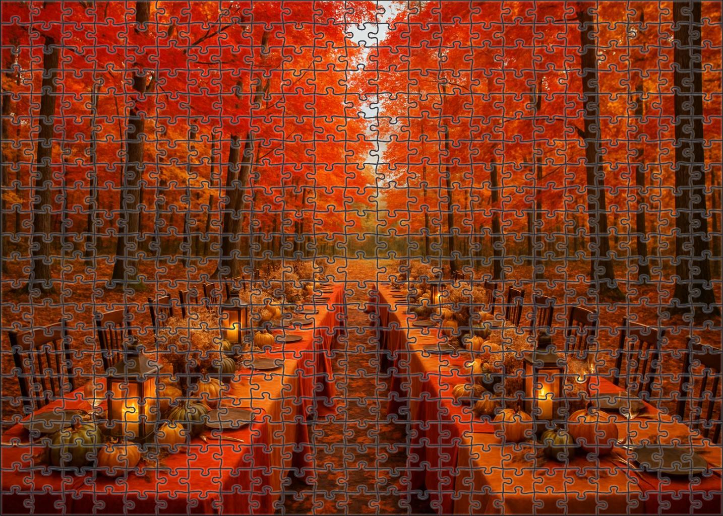 Autumn Canopy Celebration 300 Piece Puzzle