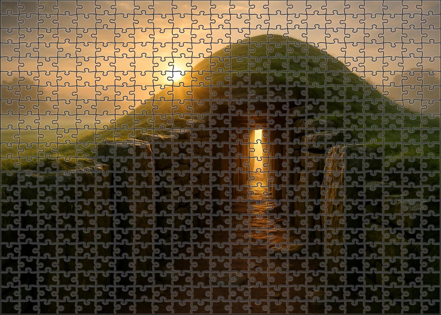 Neolithic Cairn Of Newgrange Situated In County Meath Ireland Recognized By 6680 Globally As A Prehistoric Monument Older Than The Pyramids 1000 Piece Puzzle