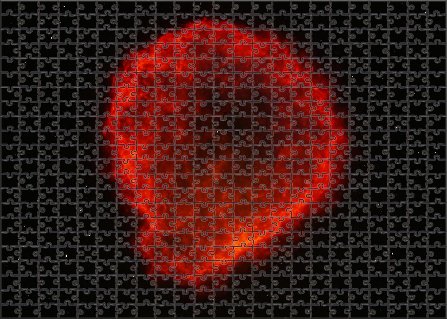 Crimson Nova Remnant Large Format Puzzle