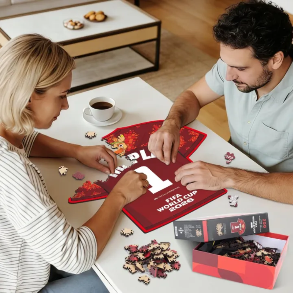 Pack Of 200 Fifa World Cup 2026 Maple Wooden Puzzle For Adults